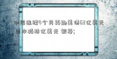 中国连续4个月再抛美债63亿美元 日本减持亿美元 银葵; 