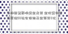 多种因素影响黄金走势 金价重归震荡整理50社会保险基金预算0亿