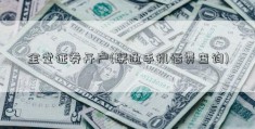 金堂证券开户(联通手机话费查询)