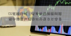 C6驾照考试：老司机遇到新问题 想中国资产证券化开房车不容易