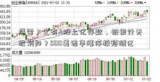 爆雷！又有A股上亿存款，被银行无故划扣？500美诺华涨停板预测亿