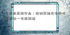 计算机应用行业：信创聚灿光电股吧安板块一季报前瞻