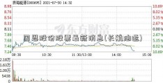 国恩股份股票最新消息(长航油运)