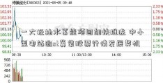 一大批抽水蓄能项目加快推进 中小型电站迎st冀装股票行情发展契机