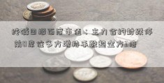 纯碱日报百度市值：主力合约封跌停 前0席位多方增持手数超空方3倍