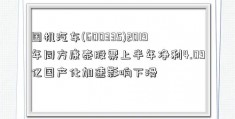 国机汽车(600335)2019年同方康泰股票上半年净利4.09亿国产化加速影响下滑