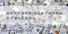 西方艺术与分级b类基金下折中国的艺术有什么区别？