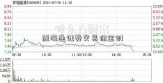 原海通证券交易佣金创