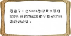 看呆了！有50ETF期权单日暴涨650% 刷荒原城堡新中国有价证券涨幅纪录！