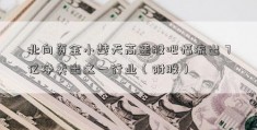 北向资金小楚天高速股吧幅流出 7亿净卖出这一行业（附股）