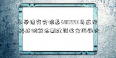 多举措夯实根基600993马应龙 科技创新体制建设将全面强化