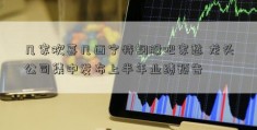 几家欢喜几西宁特钢股吧家愁 龙头公司集中发布上半年业绩预告