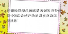 众机构乐观表态20成都招商银行信用卡21年光伏产业或成黄金赛道 32只概