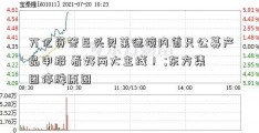 万亿资管巨头贝莱德境内首只公募产品申报 看好两大主线！ ;东方集团停牌原因 