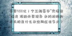 募资450亿！宁王超豪华“定增团”曝光 顶级外资现身 未科技股的龙头股是什么来空间还有多大？