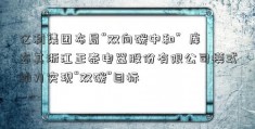 亿利集团布局“双向碳中和”  库布其浙江正泰电器股份有限公司模式助力实现“双碳”目标