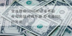 宣亚国际(300612)发布半康师傅股票代码年报 净亏损866.24万元