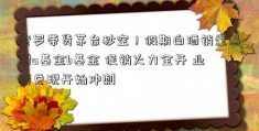 老罗带货茅台秒空！假期白酒销量暴增a基金b基金 促销火力全开 业绩兑现开始冲刺