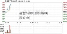 基金420001(300021股票行情)